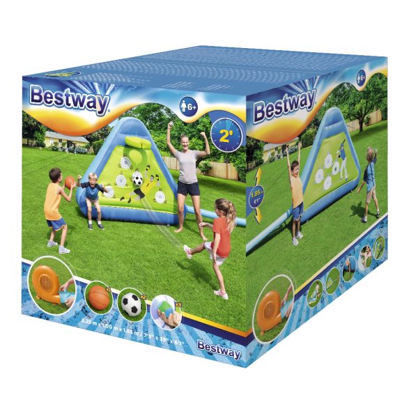 Kids Inflatable Soccer basketball Outdoor Inflated Play Board Sport