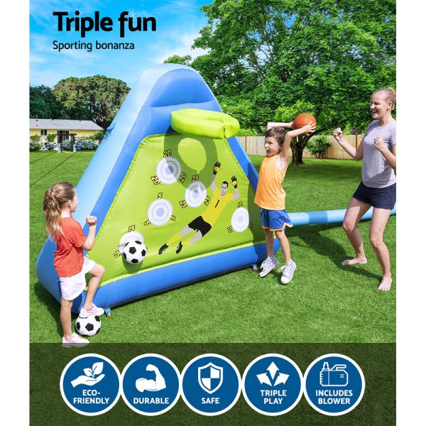 Kids Inflatable Soccer basketball Outdoor Inflated Play Board Sport