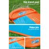 Bestway Inflatable Water Slip Slide Splash Toy Outdoor Play 4.88M – Orange and Blue, Double Kids