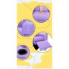 Keezi Kids Recliner Chair PU Leather Sofa Lounge Couch Children Armchair – Purple
