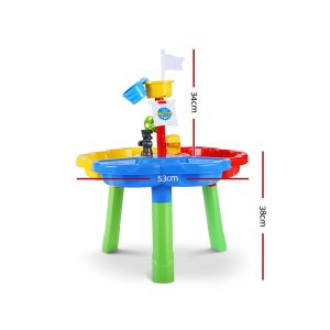 Kids Sandpit Pretend Play Set Outdoor Sand Water Table Beach Toy
