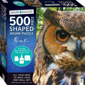 Owl 500 Piece Shaped Jigsaw Puzzle