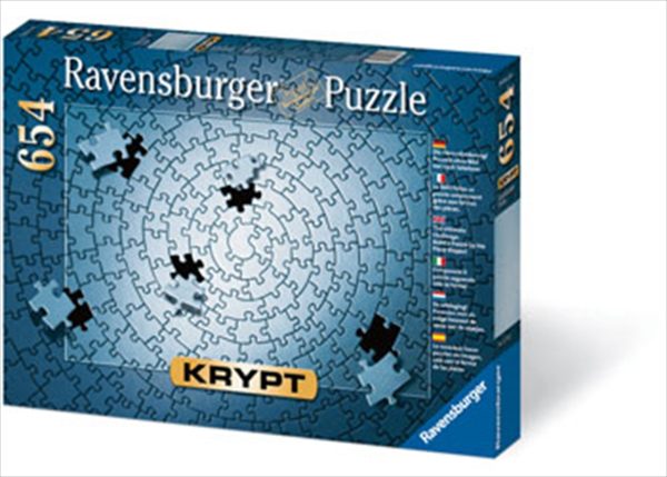 Ravensburger – KRYPT Silver Spiral Puzzle 654 Piece