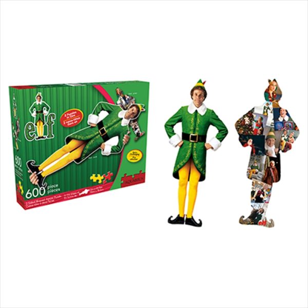 Elf  Buddy & Collage Double Sided 600 Piece Puzzle
