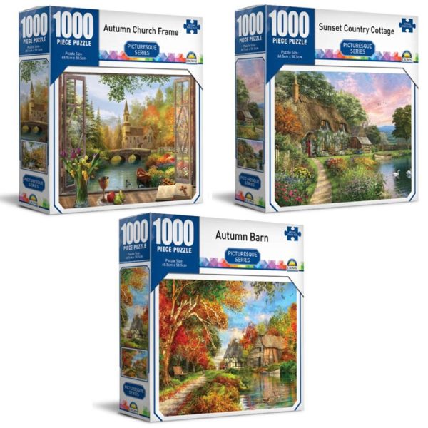 Picturesque Series – Crown 1000 Piece Puzzle (SELECTED AT RANDOM)
