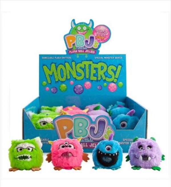 Monster Plush Ball Jellies – (SELECTED AT RANDOM)