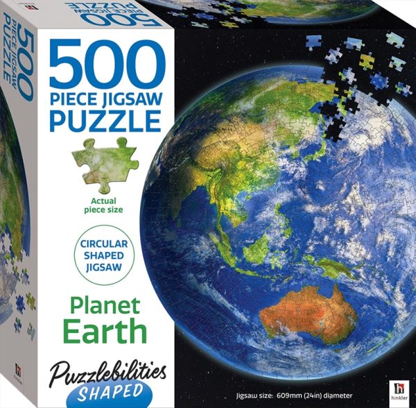 Puzzlebilities Shaped 500 Piece Jigsaw – Planet Earth