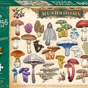 Vintage 1000 Piece Puzzle – Mushrooms