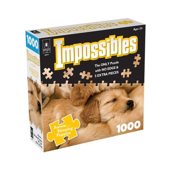 Aww Sleeping Puppies 1000 Piece Puzzle