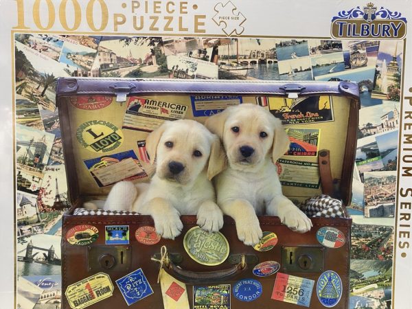 Puppies In Suitcase – 1000 Piece Puzzle