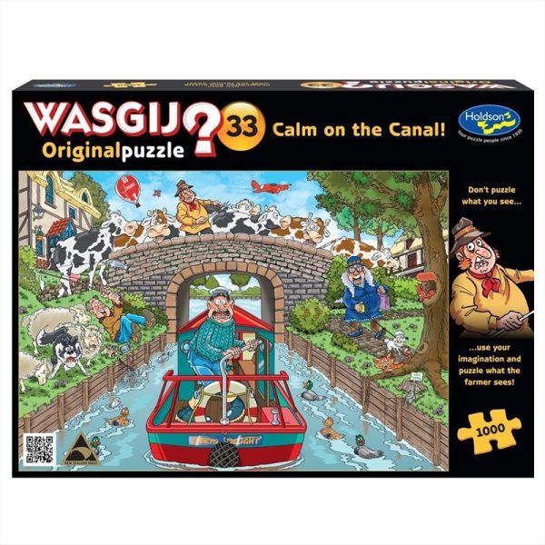 Wasgij 1000 Piece Puzzle – Original 33 Calm on the Canal