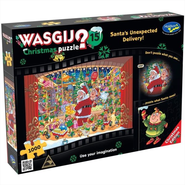 Wasgij 1000 Piece Puzzle Christmas: # 15 Santa’s Unexpected Delivery