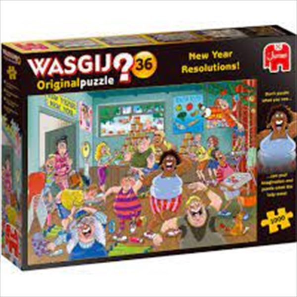 Wasgij 1000 Piece Puzzle – Original 36 New Year Resolutions