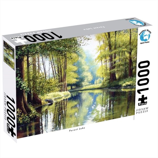 Puzzlers World – 1000 Piece Forest Lake Puzzle