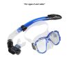 Adult Snorkeling Swimming Diving Mask & Snorkel – Quality Tempered Glass
