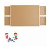 Wooden Jigsaw Puzzle Table Board Storage Table Tray Puzzle For Adult Kid