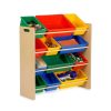 Kids Toy Organiser Shelf Storage Rack – 12 Bins