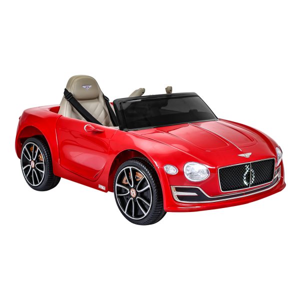 Kids Ride On Car 12V Battery Bentley Licensed Electric Toy Remote Control Motor – Red