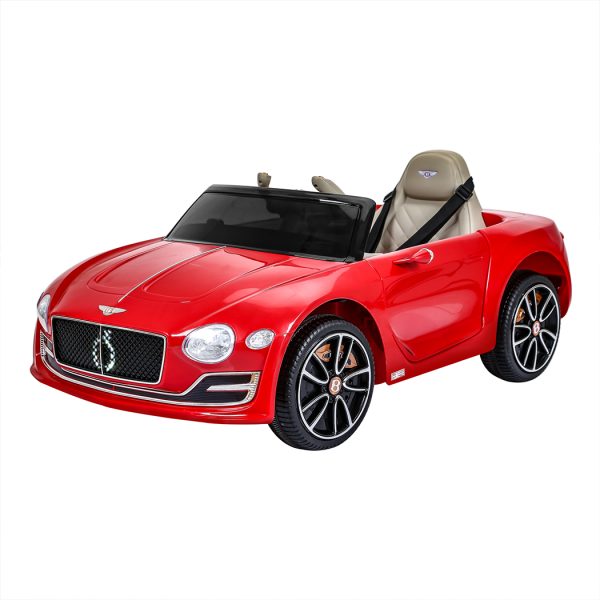 Kids Ride On Car 12V Battery Bentley Licensed Electric Toy Remote Control Motor – Red