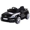 Kids Ride On Car 12V Battery Audi Licensed Electric Toy Remote Control Motor – Black