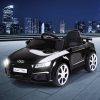 Kids Ride On Car 12V Battery Audi Licensed Electric Toy Remote Control Motor – Black