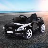 Kids Ride On Car 12V Battery Audi Licensed Electric Toy Remote Control Motor – Black