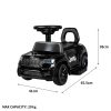 Kids Baby Ride On Car Battery Jeep Licensed Electric Motor Toy Push Walker 6V – Black