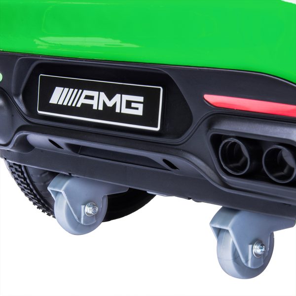 Kids Ride On Car 12V Battery Mercedes-Benz Licensed AMG GTR Toy Remote Control – Green