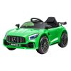 Kids Ride On Car 12V Battery Mercedes-Benz Licensed AMG GTR Toy Remote Control – Green