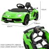 Kids Ride On Car Lamborghini SVJ Licensed Electric Dual Motor Toy Remote Control – Green