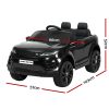 Kids Ride On Car Licensed Land Rover 12V Electric Car Toys Battery Remote – Black