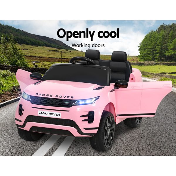 Kids Ride On Car Licensed Land Rover 12V Electric Car Toys Battery Remote – Pink