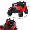 Kids Ride On Car Electric 12V Car Toys Jeep Battery Remote Control – Red