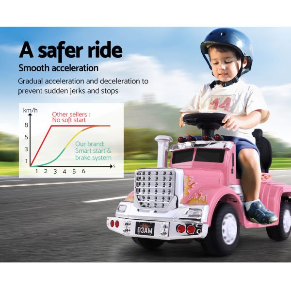 Ride On Cars Kids Electric Toys Car Battery Truck Childrens Motorbike Toy Rigo – Pink