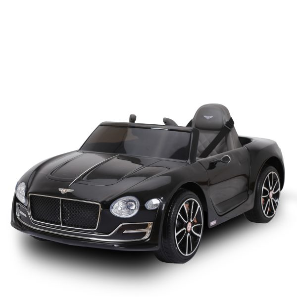 Bentley Exp 12 Speed 6E Licensed Kids Ride On Electric Car Remote Control – Black