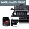 Mercedes Benz AMG G63 Licensed Kids Ride On Electric Car Remote Control – Black