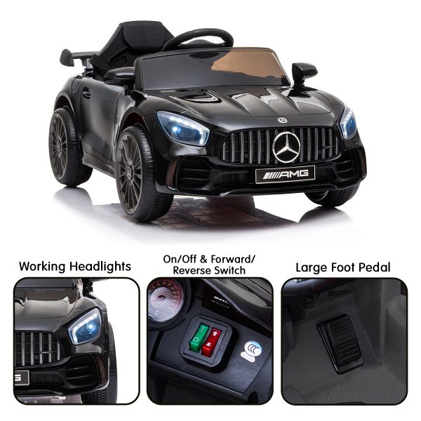 Mercedes Benz Licensed Kids Electric Ride On Car Remote Control – Black