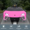 Lamborghini Performante Kids Electric Ride On Car Remote Control – Pink