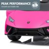 Lamborghini Performante Kids Electric Ride On Car Remote Control – Pink