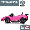 Lamborghini Performante Kids Electric Ride On Car Remote Control – Pink