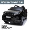 Land Rover Licensed Kids Electric Ride On Car Remote Control – Black