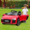 R8 Spyder Audi Licensed Kids Electric Ride On Car Remote Control – Red