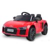 R8 Spyder Audi Licensed Kids Electric Ride On Car Remote Control – Red