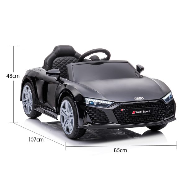 Audi Sport Licensed Kids Electric Ride On Car Remote Control – Black