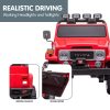 Licensed Toyota FJ40 Electric Kids Ride On Car by Kahuna – Red