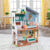 Wooden Dollhouse with Furniture for kids