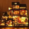 Dollhouse Miniature with Furniture Kit Plus Dust Proof and Music Movement – Giant Asia (1:24 Scale Creative Room Idea)