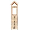 Playhouse with Climbing Wall Solid Wood – Solid Pinewood