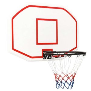 Basketball Backboard Polyethene – 109x71x3 cm, White
