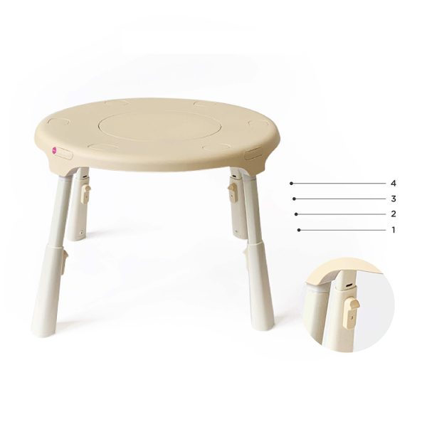 PORTAPLAY FOREST FRIENDS ACTIVITY CENTER + STOOLS COMBO. – Beige